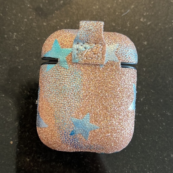 Glitter AirPods Case Pink Blue Sparkle Vibes - Brand New - Picture 5 of 5